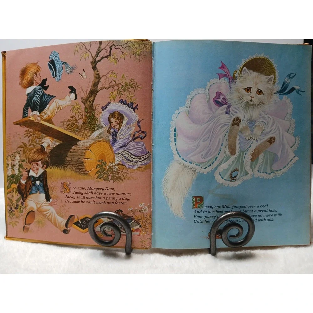 Vtg 1975 Brimax Books Time For A Rhyme A Collection‎ Of Nursery Rhymes HC